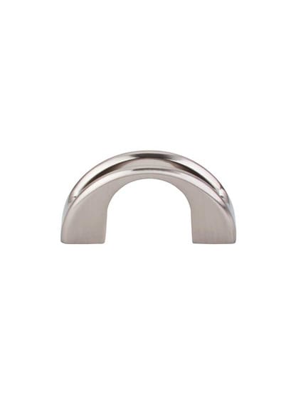 Tango 2 inch U Finger Pull in Satin Nickel.